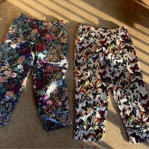 Adore Me Floral and Butterfly Print Pajama Bottoms